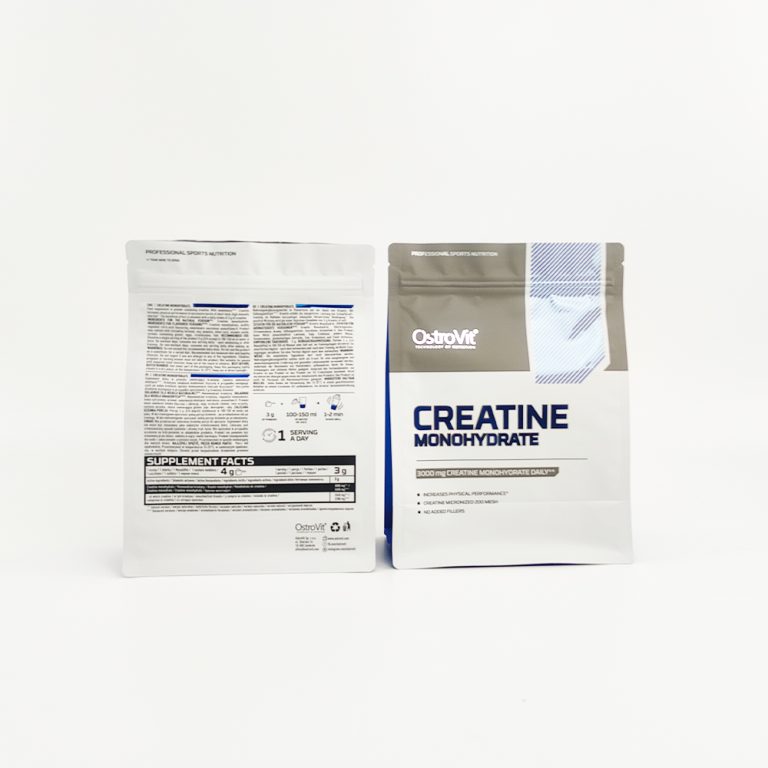 Custom logo Aluminum Foil Flat Bottom Stand up Food Packaging ziplock bag 4