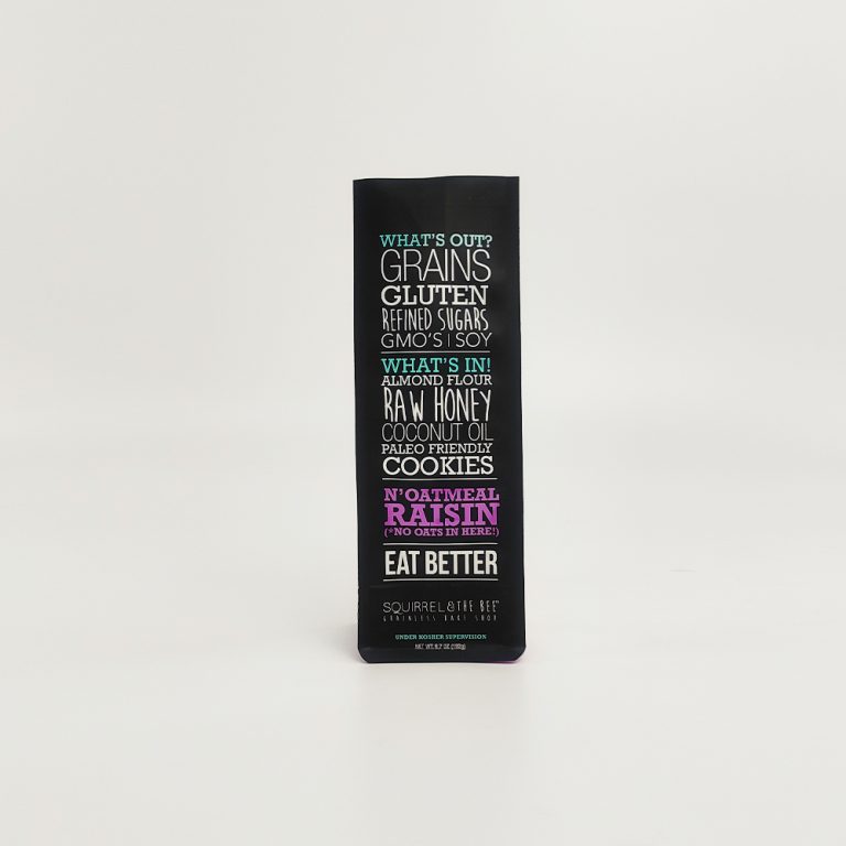 Custom logo Food Grade Transparent Stand up Flat Bottom plastic Packaging Bag 4