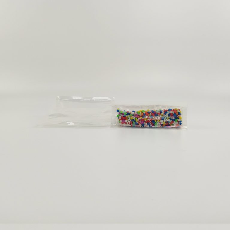 Custom logo Food Grade Transparent zip lock Flat Bottom plastic Packaging Bag 1