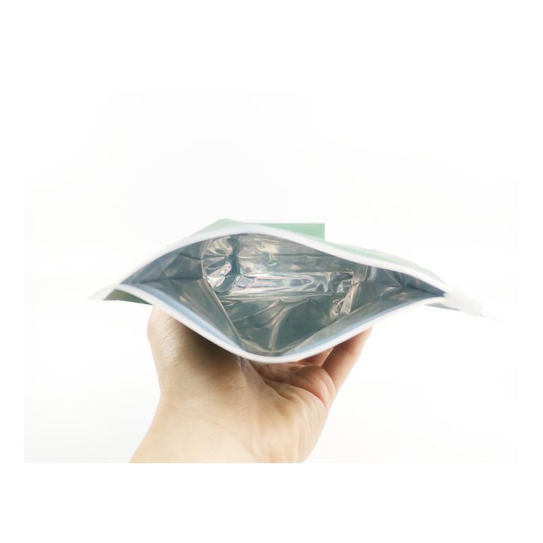 Custom logo High Barrier Food zip lock Flat Bottom plastic Packaging Bag 7