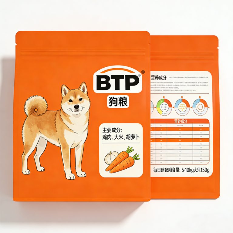 Custom logo Pet Food Moisture Proof Stand up Flat Bottom plastic Bag 1
