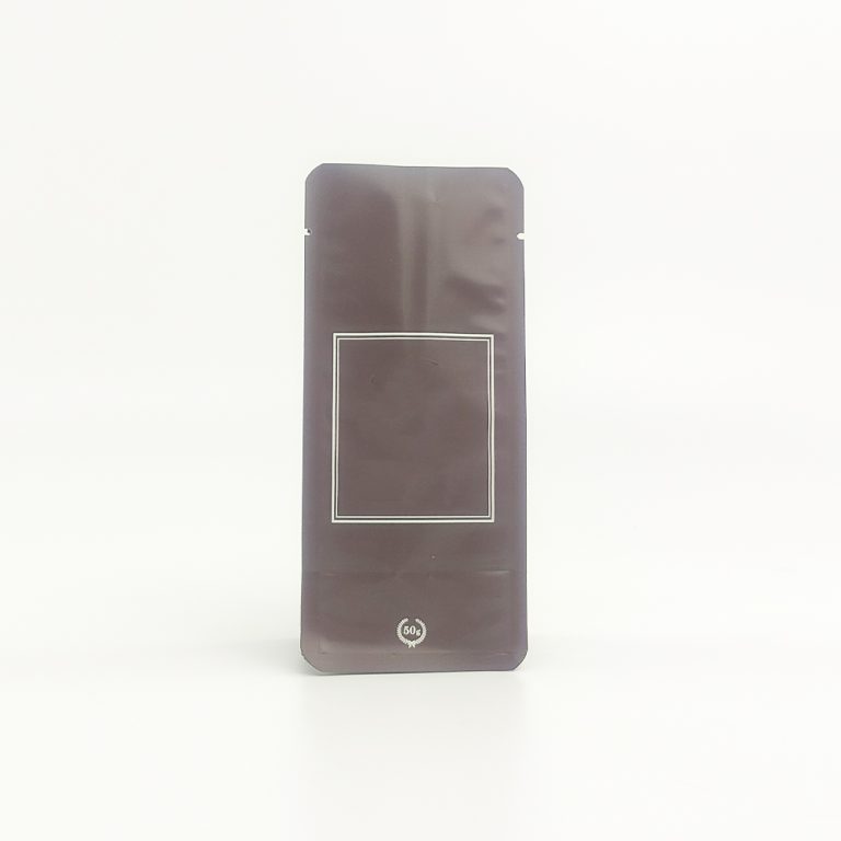 Custom logo tea and coffee Flat Bottom stand up plastic Packaging Bag 3