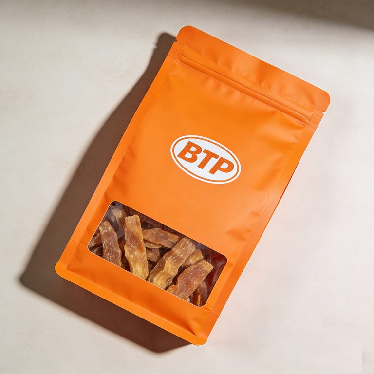 Custom logo window Aluminum Foil Ziplock Pet Food Packaging Flat Bottom Bag 4