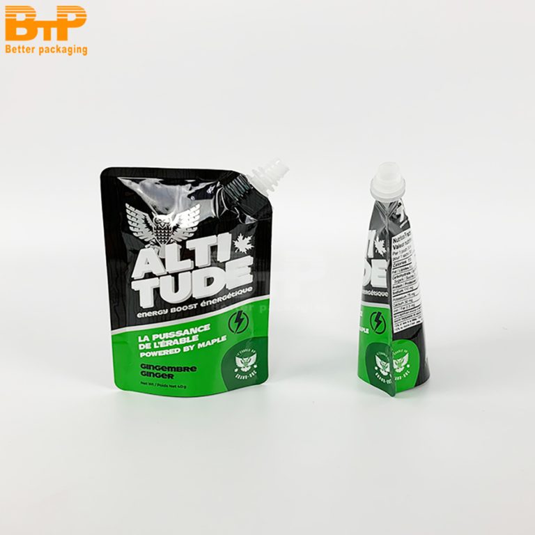 Custom Printed Mylar Stand up Spout Liquid Doypack Plastic Drink Juice Pouch 5
