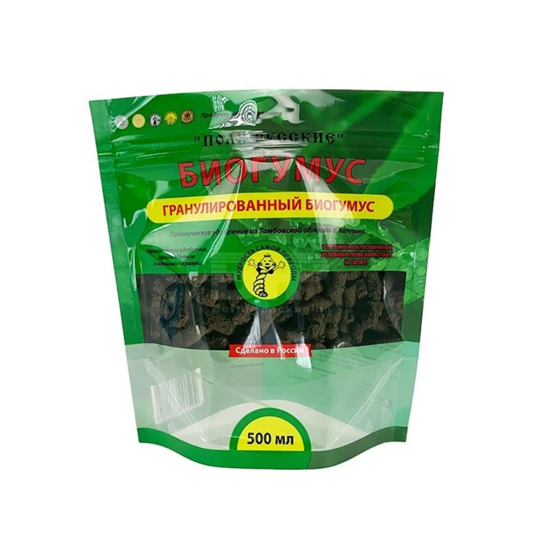 Agricultural Fertilizer Supplies Stand up Zipper Pouch Custom Printed Window Design 1