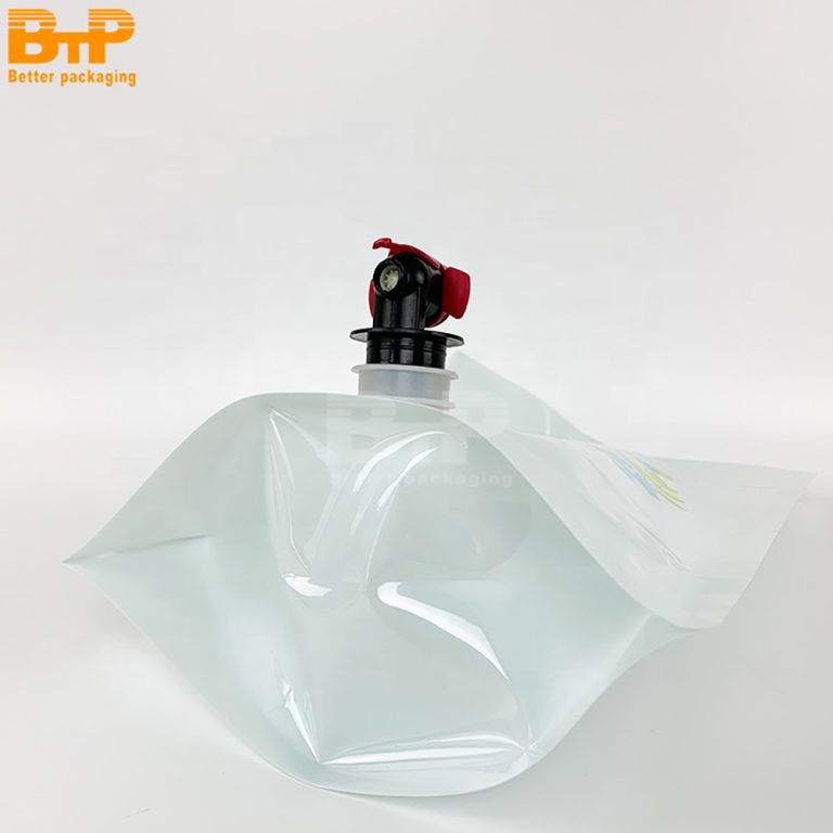 Vitop Valve 1L2l3l5l Custom Printed Beverage Packaging Bag in box2
