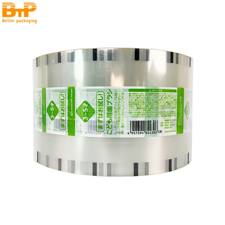 Food Product Labeling And Sealing Packaging Film With Informative Printed Details Roll Film 1