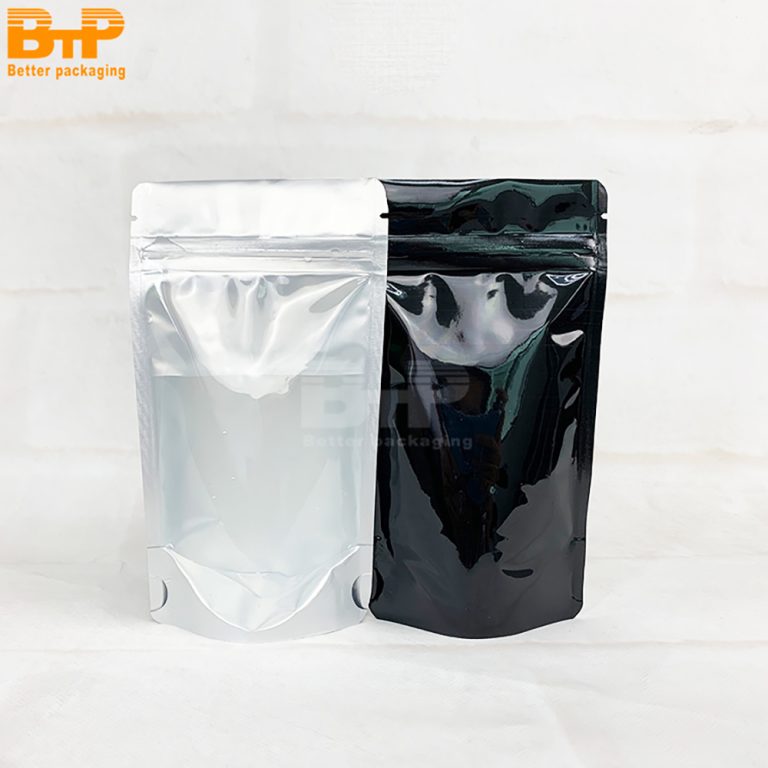 Custom Printed Food snack Doypack Smell Proof Transparent Window Stand up Pouch Zipper Bag 9