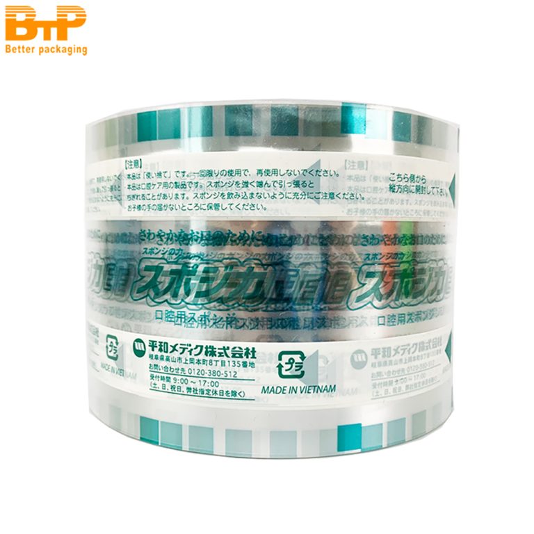 Functional Packaging Film For Oral Care Product Labeling And Secure Sealing Roll Film 1