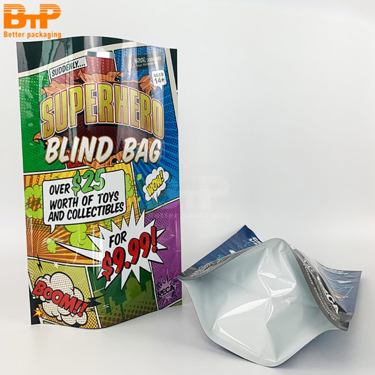Custom Printed Aluminum Foil Plastic Packaging Stand up Pouch Fresh Cookies Pastries and Candy Storage 3
