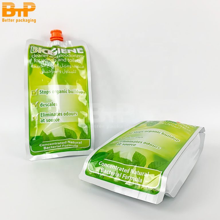 Custom Print Green environmental protection recyclable chemical fertilizer pesticide industry Spout pouch 4