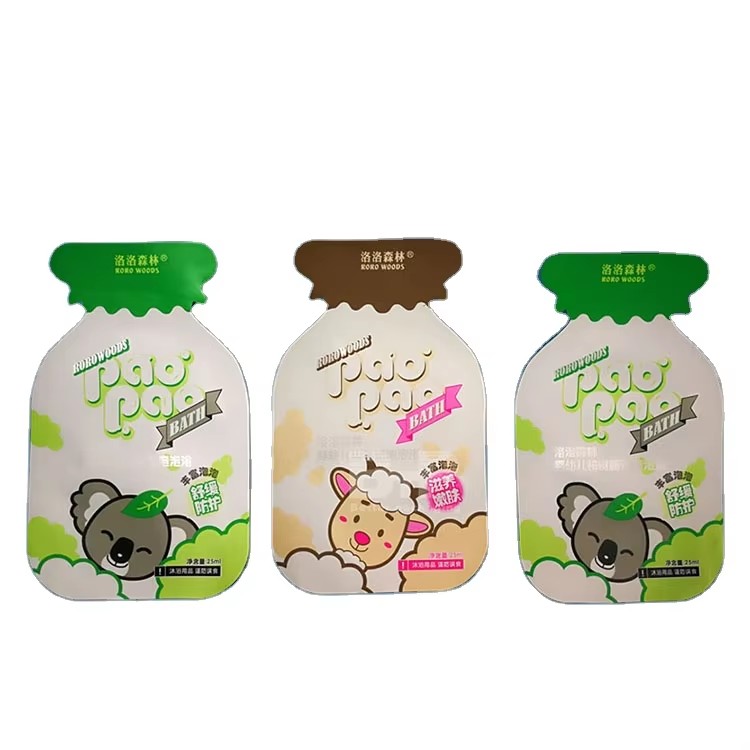 Custom Shaped Food Packaging Pouches for Calcium Tablets Candy Cookies and Chocolate 2