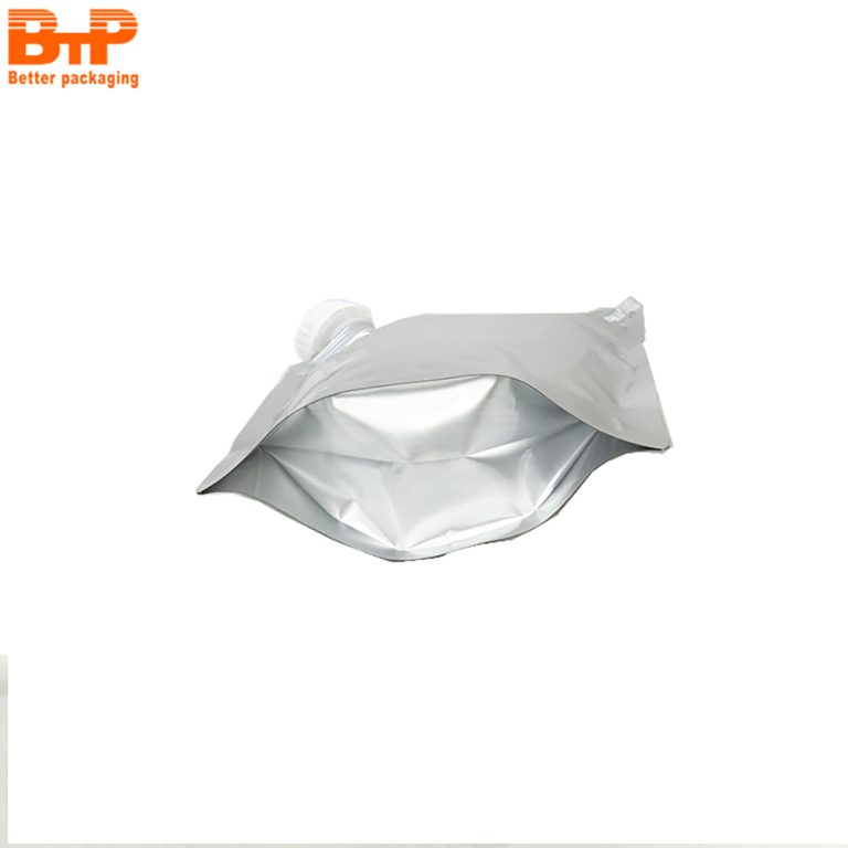 Aluminum Foil Custom Printed Juice Bag Doypack Sauce Food Packaging Spout Pouch 2