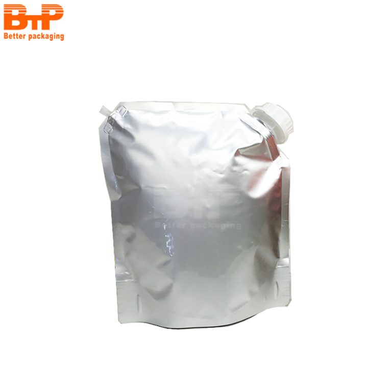 Aluminum Foil Custom Printed Juice Bag Doypack Sauce Food Packaging Spout Pouch 5