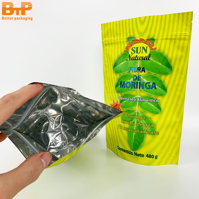 Custom Printed Mylar Seed Aluminum Foil Plastic Packaging Ziplock Stand up Bag 2