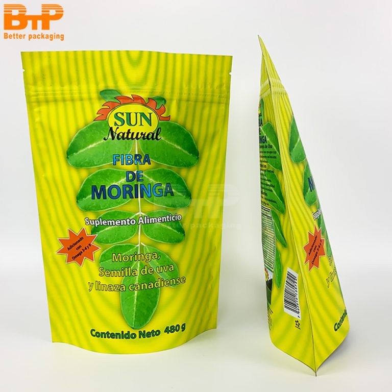 Custom Printed Mylar Seed Aluminum Foil Plastic Packaging Ziplock Stand up Bag 3