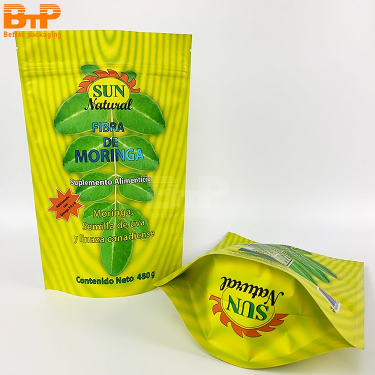 Custom Printed Mylar Seed Aluminum Foil Plastic Packaging Ziplock Stand up Bag 4