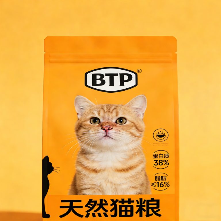 Printable Custom Design Zipper Pet Food Packaging Stand up Flat Bottom Bag 1