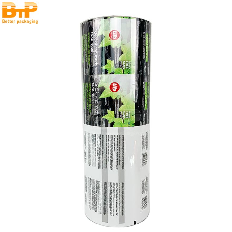 Protective Printed Packaging Film For Skincare Face Mask Product Labeling And Sealing Roll Film 1
