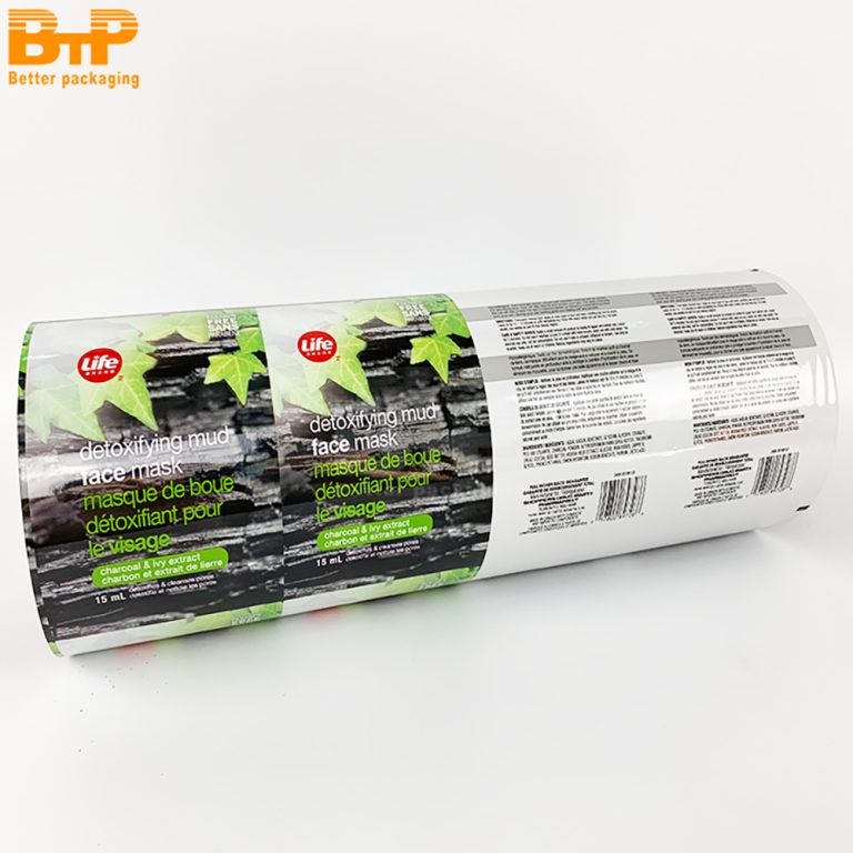 Protective Printed Packaging Film For Skincare Face Mask Product Labeling And Sealing Roll Film 4