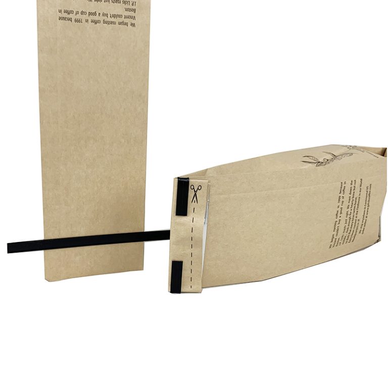 500g Custom Printed Mylar Bag Back Seal Side Gusset Coffee Packaging Bag 5