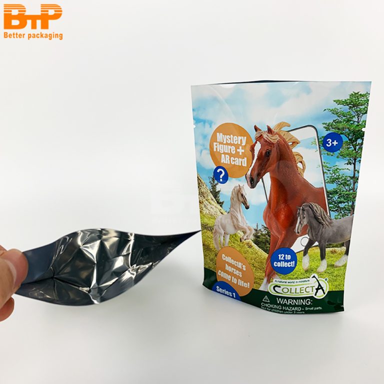 Custom Printed Toy Card Doypack Aluminum Foil Plastic Packaging Stand up Pouch 1