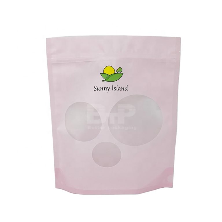 Food Packaging Custom Printed Mylar Stand up Pouch Plastic Zipper Tea Bag 1