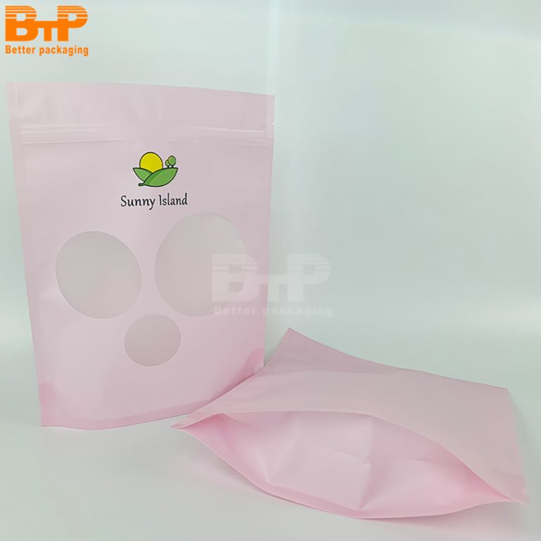 Food Packaging Custom Printed Mylar Stand up Pouch Plastic Zipper Tea Bag 5