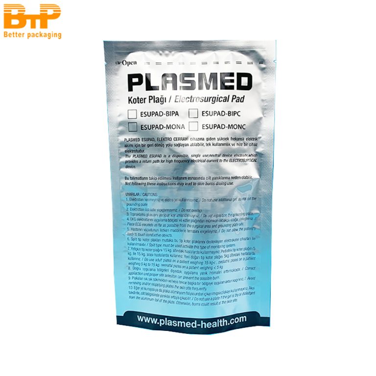 Custom Print Aluminum Foil Three Side Sealed Pouch Upgraded Thickness Electronic Packaging 1