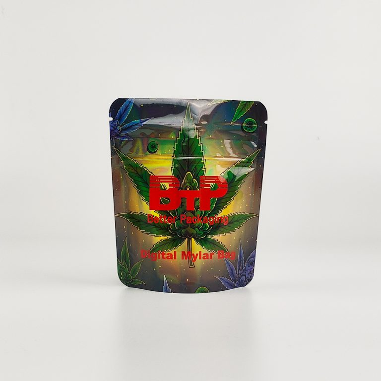 Custom Logo Digital Printed Mylar Yinyang Doypack Ziplock Plastic Stand up Bag