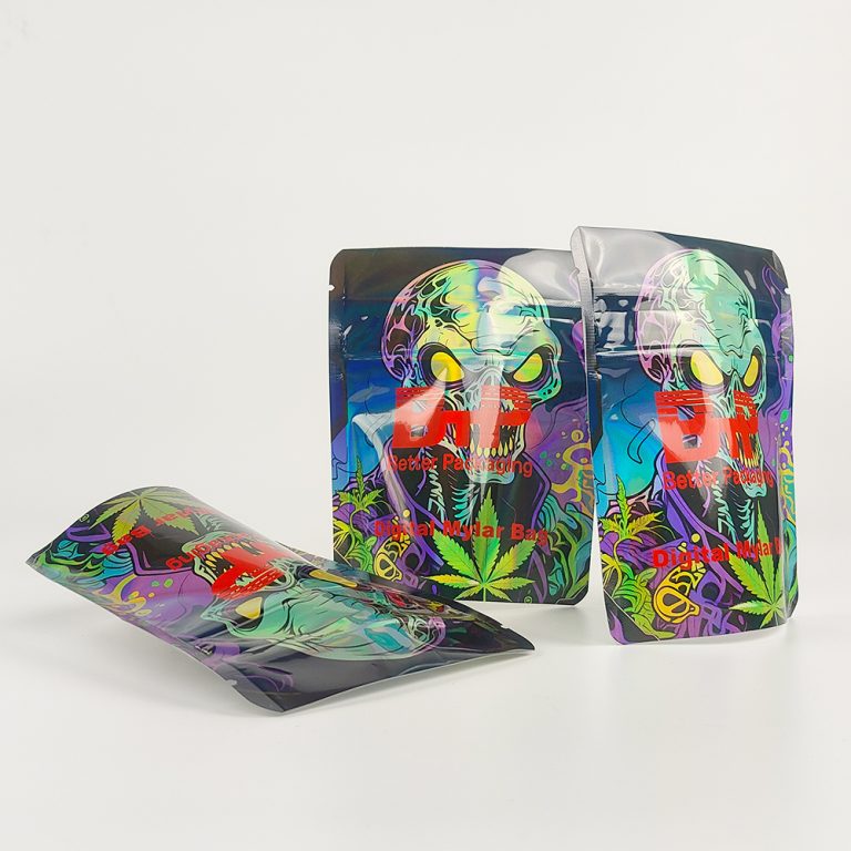 Custom Printed 3.5g Resealable Stand up Waterproof Ziplock Doypack Childproof Mylar Bag9