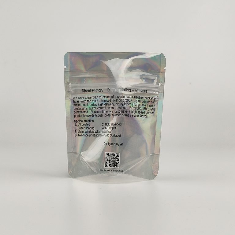 Custom Digital Printed 3.5g Mylar Packaging Yinyang Plastic Ziplock Stand up Pouch6