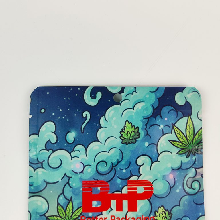 Custom Printed 3.5g Resealable Smell Proof Childproof Aluminum Ziplock Packaging Mylar Bag6