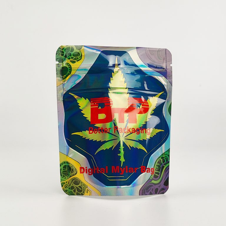 Custom Yinyang Smell Proof Digital Printed Stand up Foil Packaging Mylar Pouch4