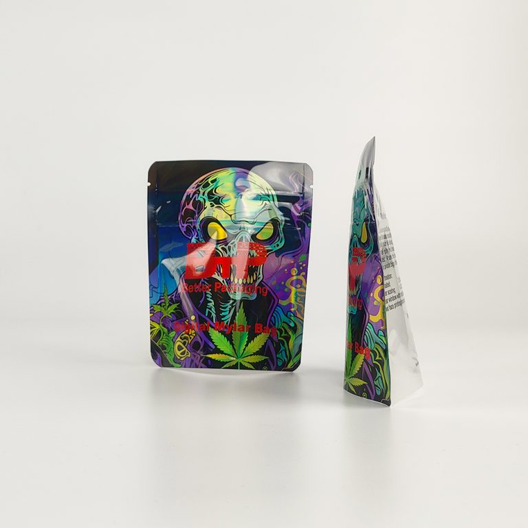 Custom Printed 3.5g Resealable Stand up Waterproof Ziplock Doypack Childproof Mylar Bag4