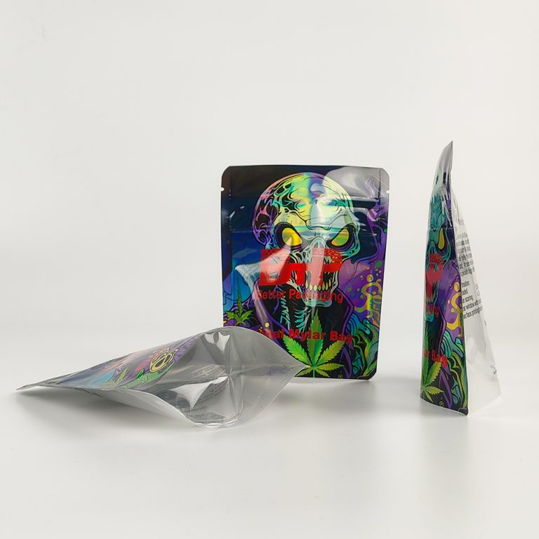 Custom Printed 3.5g Resealable Stand up Waterproof Ziplock Doypack Childproof Mylar Bag3