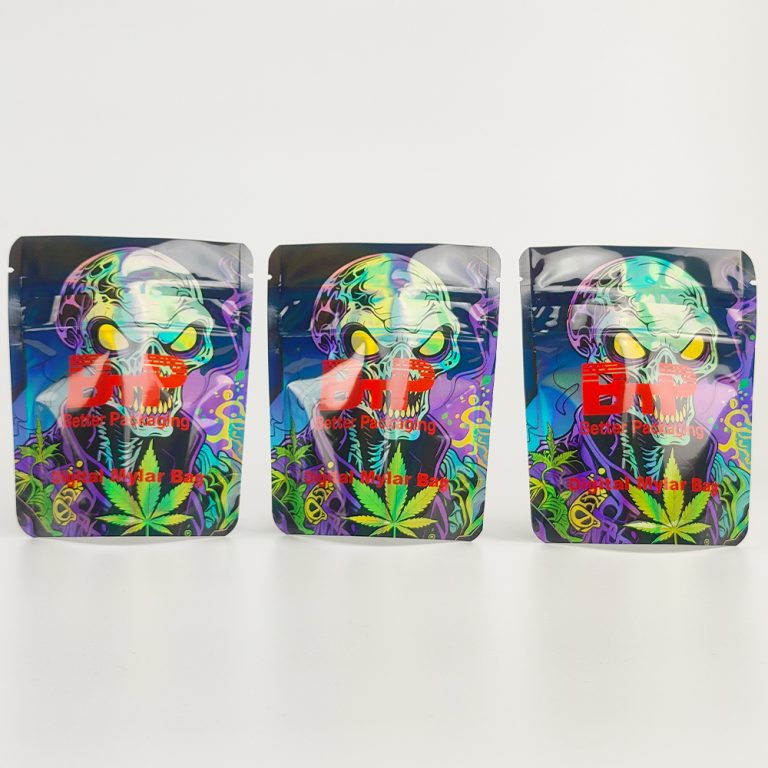 Custom Printed 3.5g Resealable Stand up Waterproof Ziplock Doypack Childproof Mylar Bag2