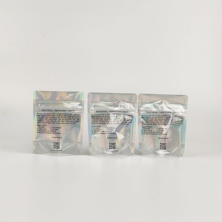 Custom Digital Printed 3.5g Mylar Packaging Yinyang Plastic Ziplock Stand up Pouch8