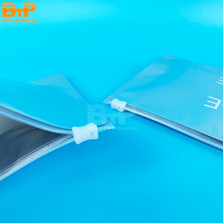 Customized zipper aluminum foil pouch Thick Plastic Zipper Pouch Tear Resistant for Long Term Reuse 3