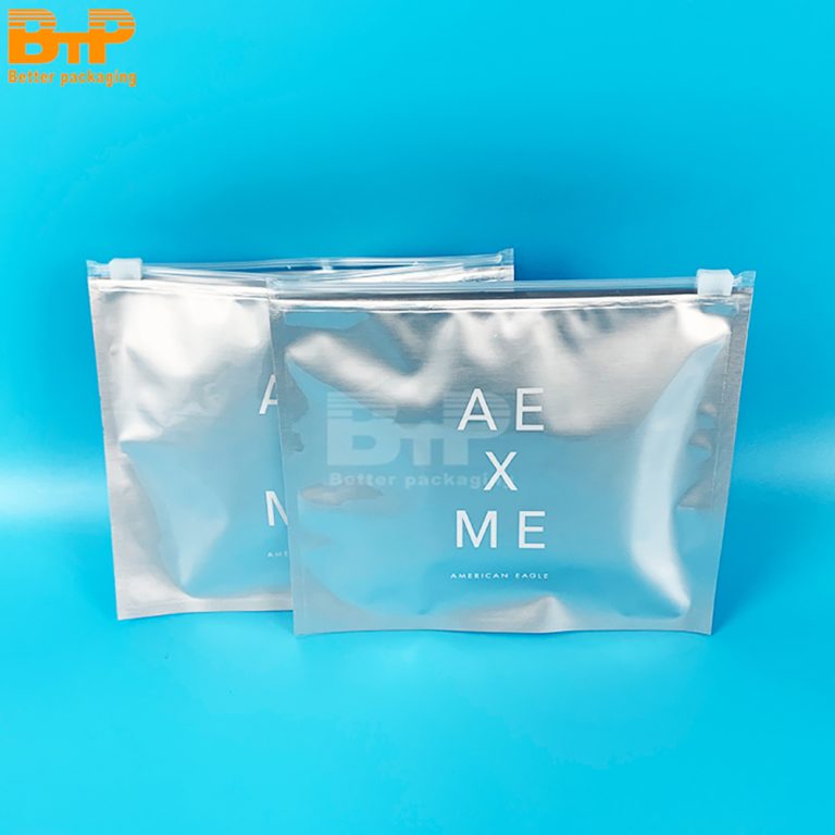 Customized zipper aluminum foil pouch Thick Plastic Zipper Pouch Tear Resistant for Long Term Reuse 2