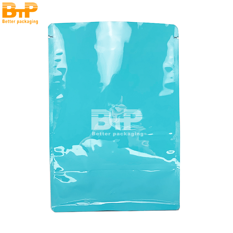 Aluminum Foil Flat Bottom Bag for Electronics Food Cookies and Snacks Packaging 1