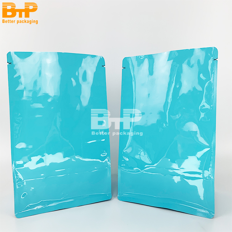 Aluminum Foil Flat Bottom Bag for Electronics Food Cookies and Snacks Packaging 6