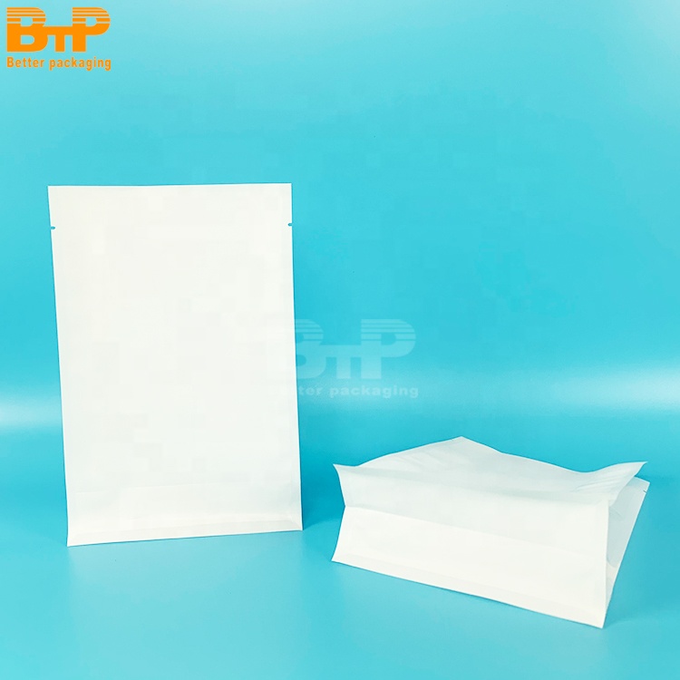 Paper Flat Bottom Bag for Food Cookies and Snack Packaging 6