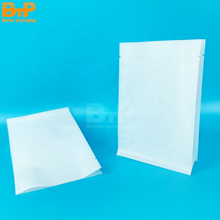 Paper Flat Bottom Bag for Food Cookies and Snack Packaging 5