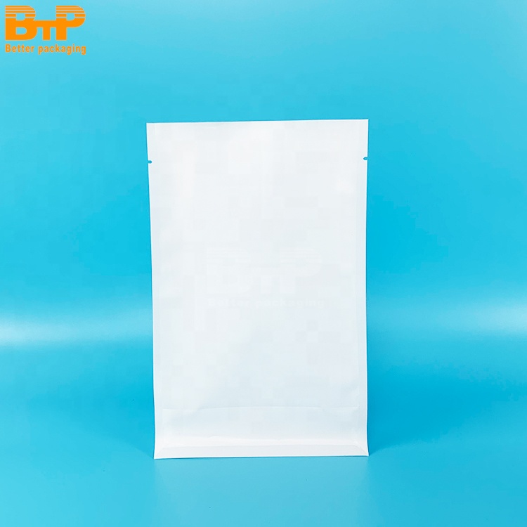 Paper Flat Bottom Bag for Food Cookies and Snack Packaging 2
