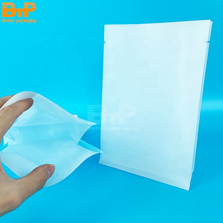 Paper Flat Bottom Bag for Food Cookies and Snack Packaging 1
