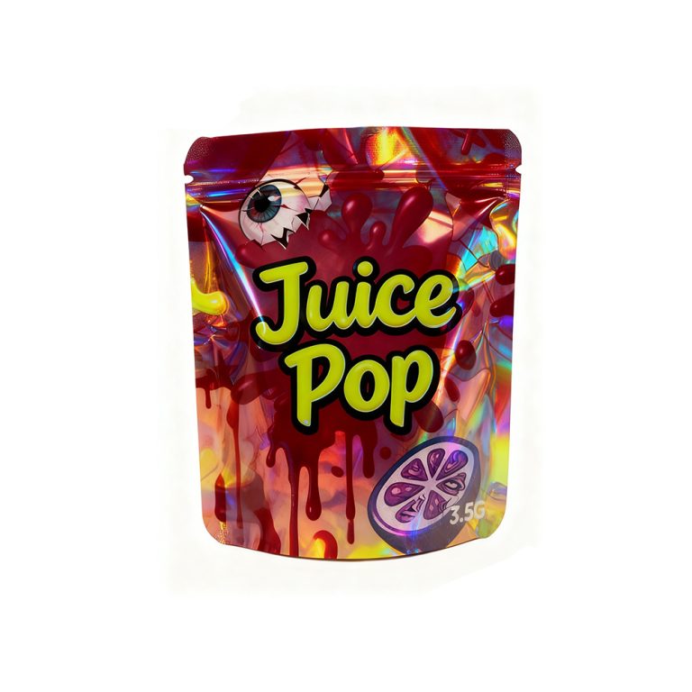 Custom Printed 3.5g Mylar Doypack Food Packaging Plastic Resealable Ziplock Candy Bag2