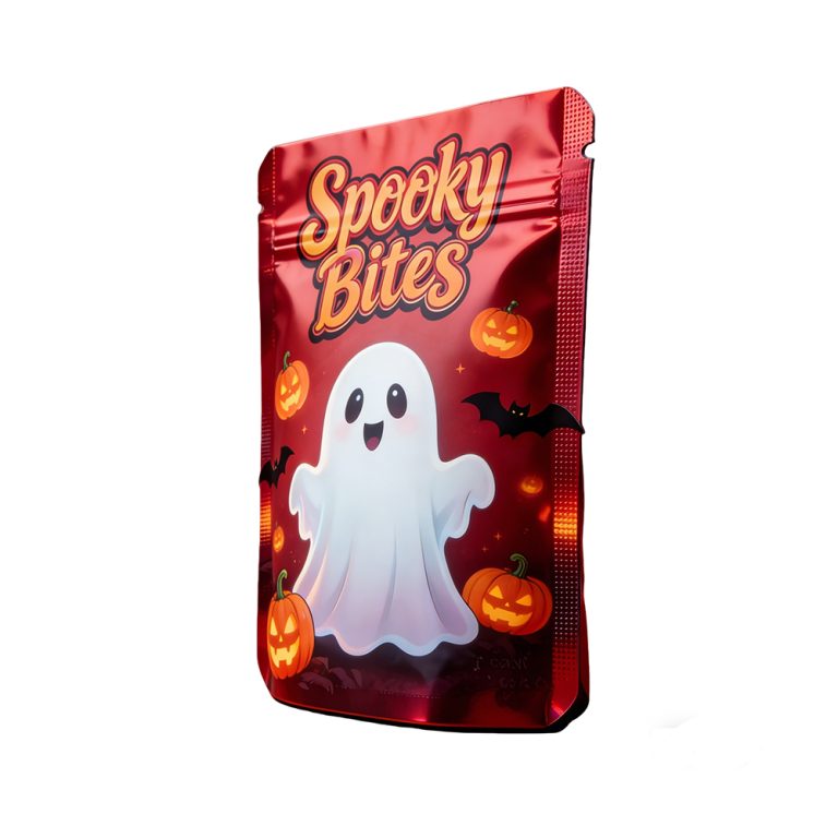 Custom Printed Resealable Zipper Plastic Smell Proof Candy Chocolate 3.5g Mylar Bag 1