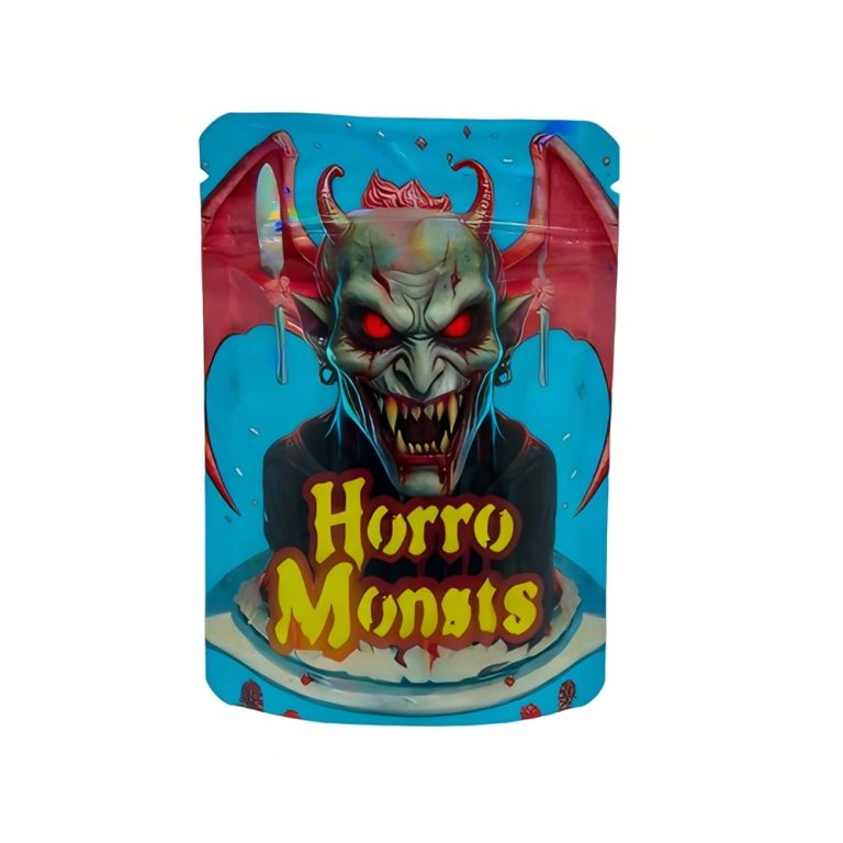 Custom Printing 3.5g 7g 28g Glossy Color Plastic Package Zipper Mylar Bag 5