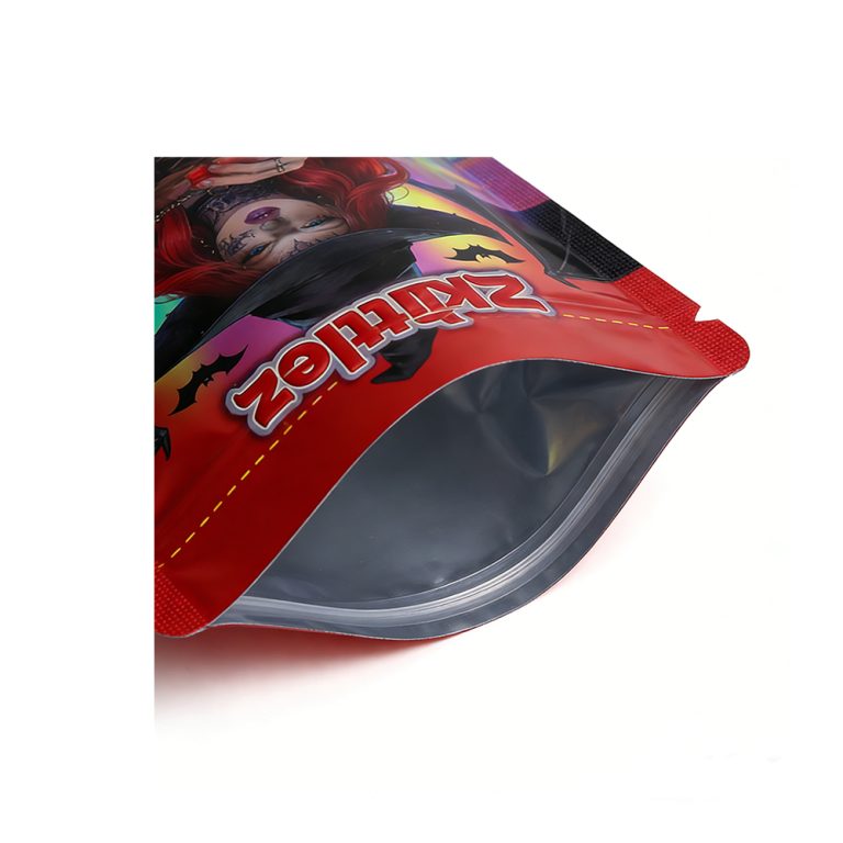 Custom Printed Foil Laminated Plastic Resealable Ziplock Candy Gummies 3.5g Mylar Bag5